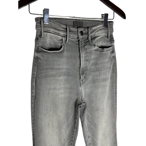 Mother The Hustler Ankle Barely There Washed Black Grey-sz 24 - Picture 8 of 14